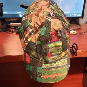 Ralph Lauren Colorful Patchwork Hat